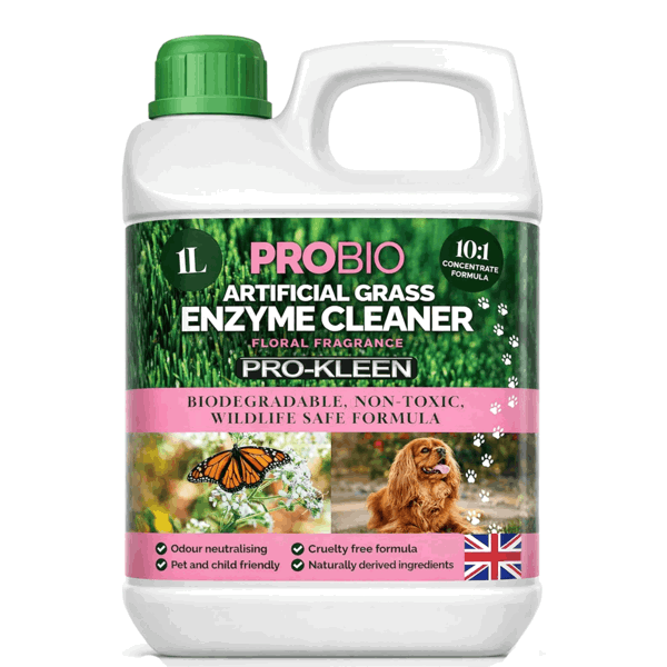 ProKleen Pro-Kleen ProBio Artificial Grass Cleaner Probiotic Based Deodoriser Odour Eliminator Floral 1L