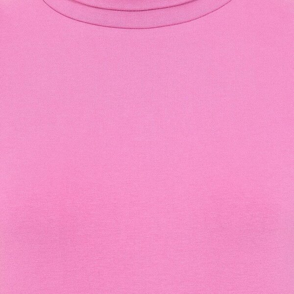 Lazy Jacks LJ320 - Lightweight Roll Neck Top - Raspberry
