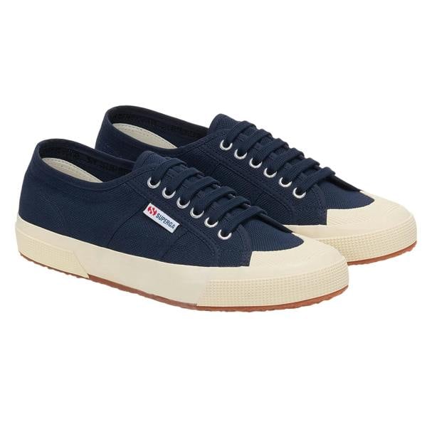 Superga Unisex Adult 2390 Military Trainers - Navy/Off White - 