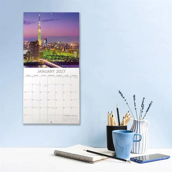 Tokyo Calendar 2027, Wall Calendars, Month To View, Travel, Gift