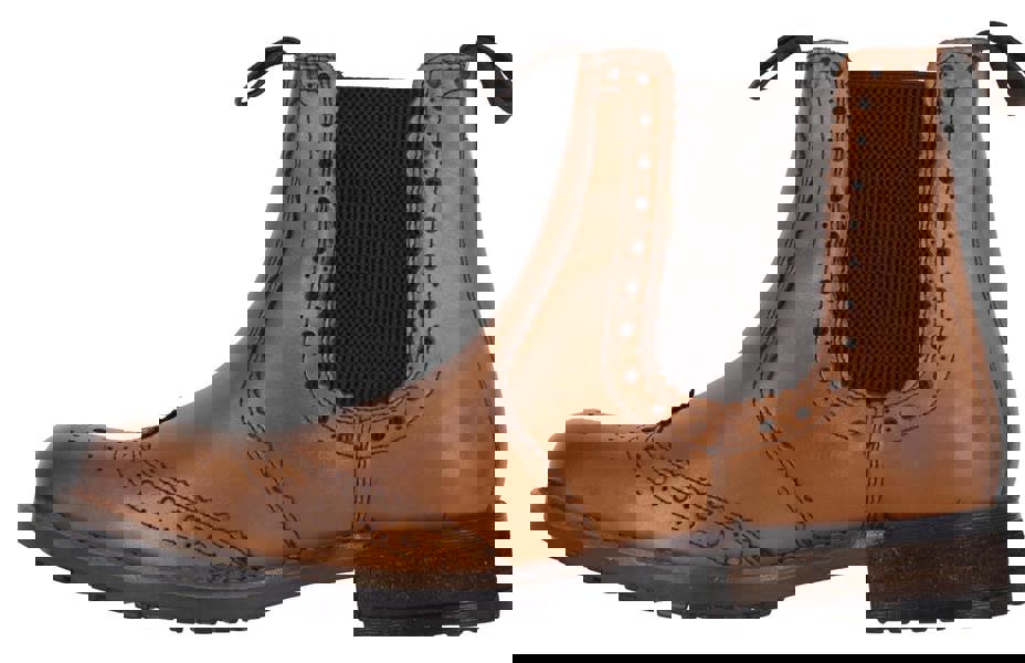 Frank James Chepstow Mens Leather Brogues Chelsea Ankle Boots