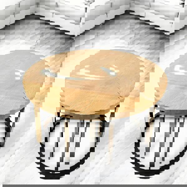 Nicoman PVC Round Table Protector Mat - Transparent / Frosted