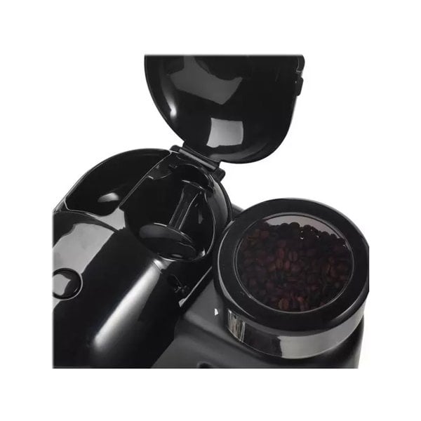 Ariete Moderna Espresso Coffee Machine with Integrated Grinder 1080W Black