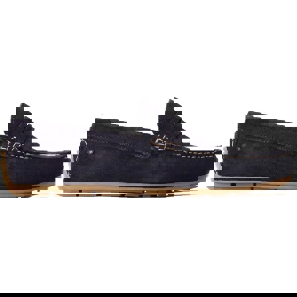 Base London Collins Leather Men's Navy Loafers