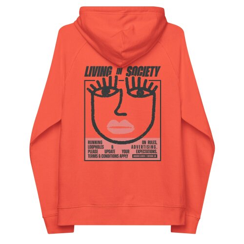 Anchor & Crew 06 Living In Society EDITIONS Organic Cotton Hoodie - Burnt Orange