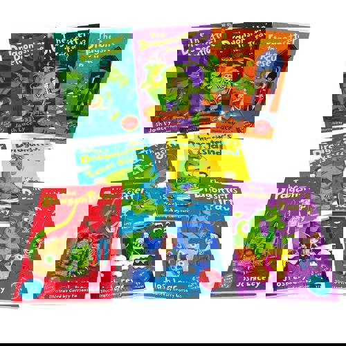 Josh Laceys 8 Book Set - The Dragonsitter Detective Trick Or Treat To The Rescue Party..