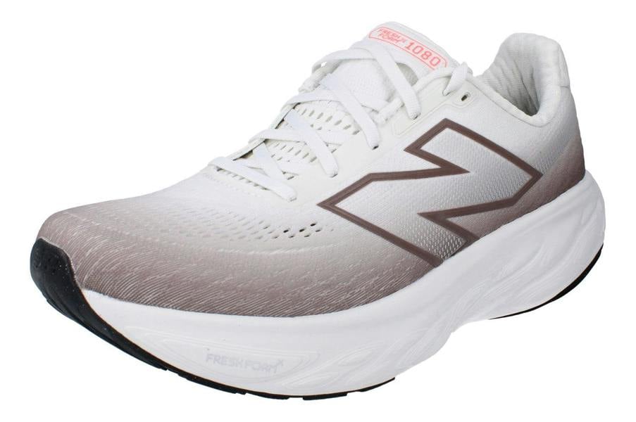 New Balance 1080 V14 Mens Running Trainers  M108014F - White Grey M108014F - Photo 0