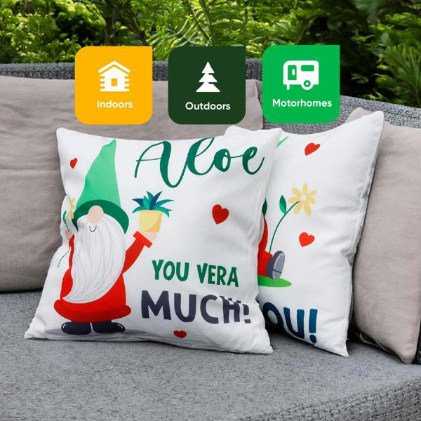 Gardenwize Pair of Outdoor Scatter Cushions – Gonk Design