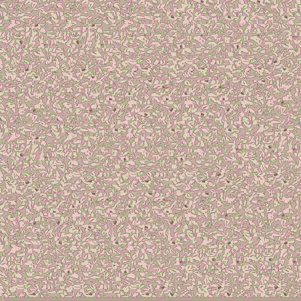 Joules Ditsy Floral Print Wallpaper -Soft Pink - 10m