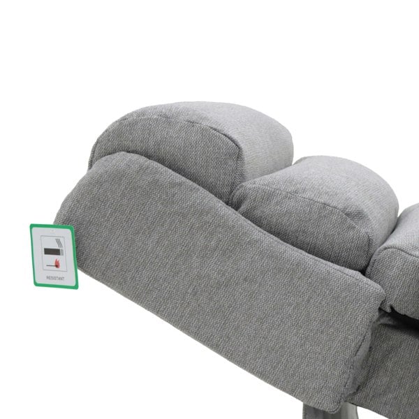 Burton Rise and Recline Armchair Electric Dual Motor Grey - 4