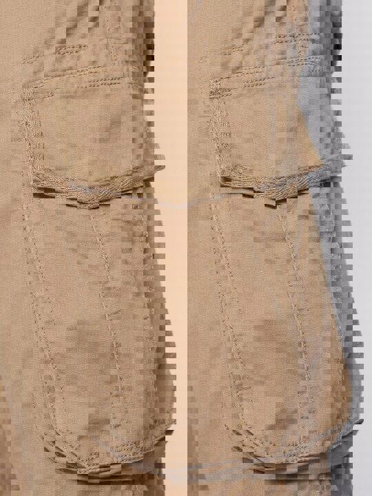 Crosshatch Jamstar Cargo Shorts Tan