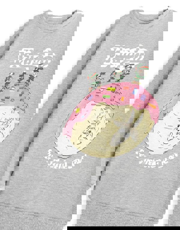 Show Me The Merch Yugo Unisex Kids Grey Ice Cream Sweatshirt