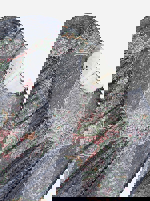 Etro Girls Paisley Woven Dress in Blue