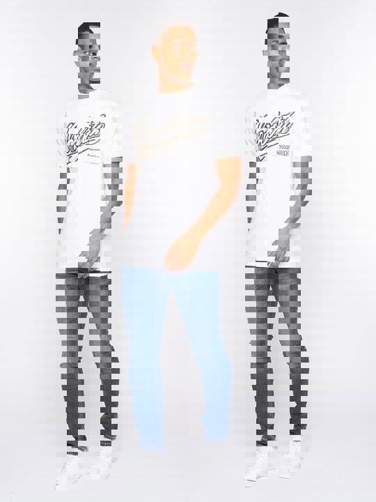Crosshatch Cronstand T-Shirt White