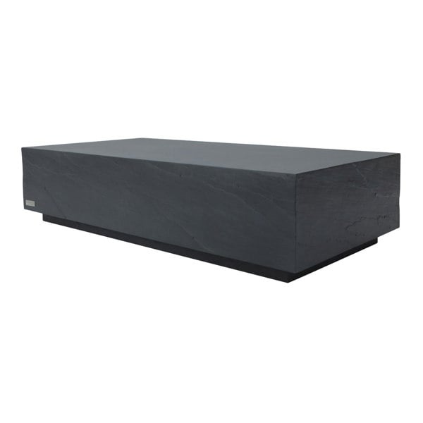 Elementi Colorado GRC Rectangular Coffee Table in Slate Black