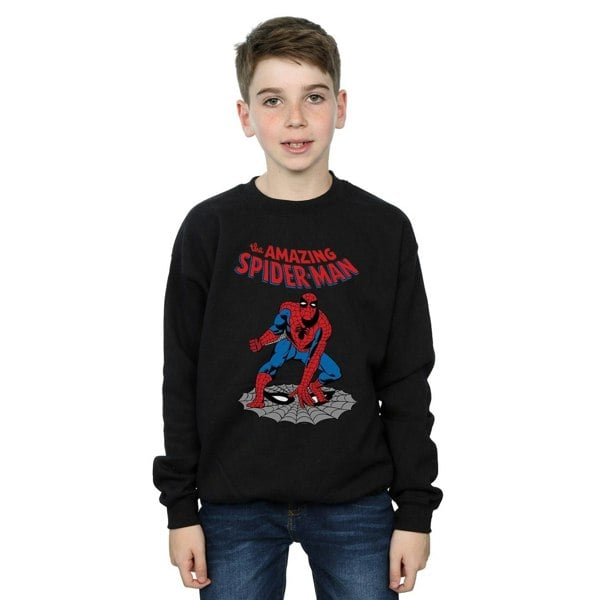 Marvel Boys The Amazing Spider-Man Sweatshirt - Black