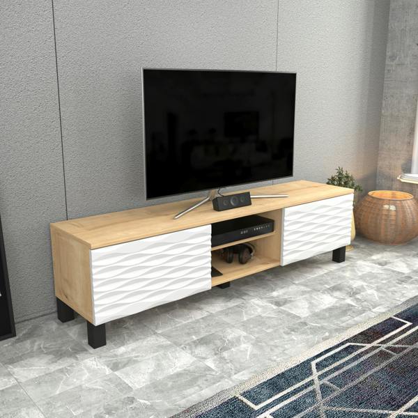 Decorotika Lukas Modern Tv Stand TV Cabinet for TV's up to 64"