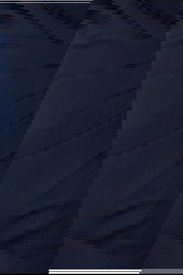 Scuba & Lace Wrap Maxi Dress - Navy Blue DR4366PLUS