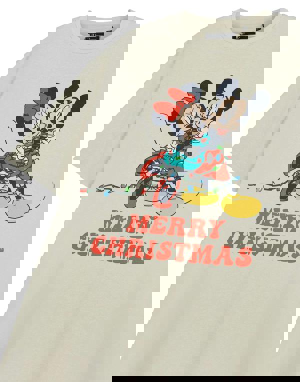 Disney Womens Beige All Tied Up Short Sleeved T-Shirt