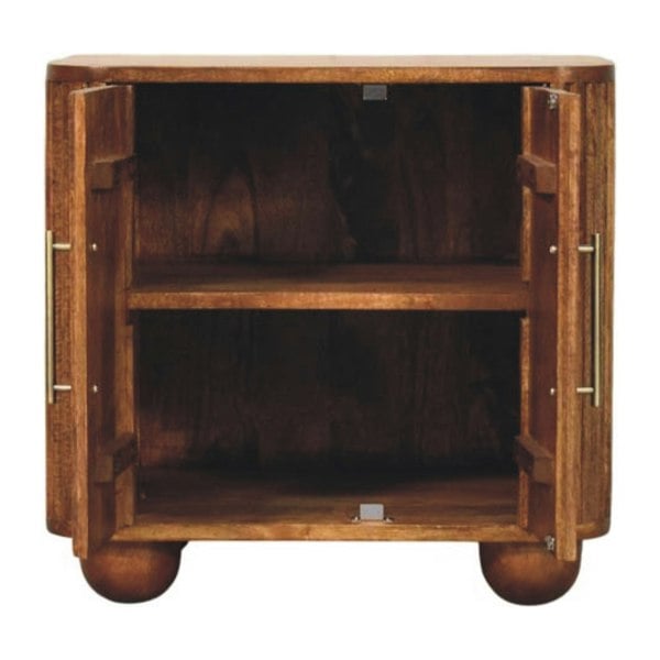 Artisan Furniture Solid Wood Solis Fluted Mini Sideboard