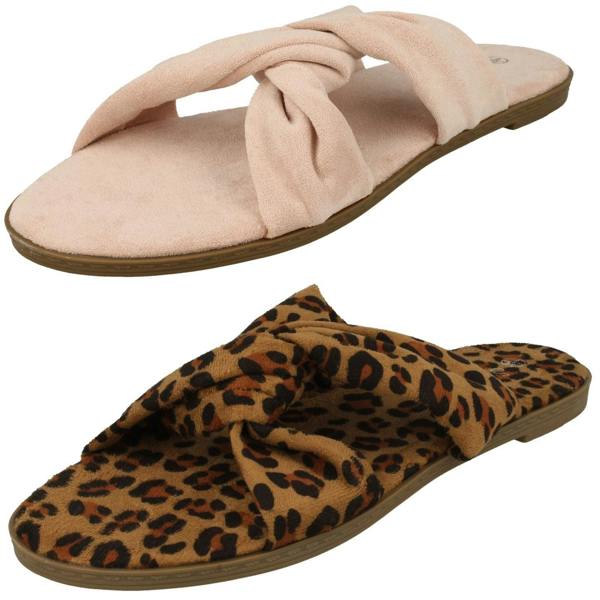 Savannah Ladies Savannah Strappy Mule Sandals F00366