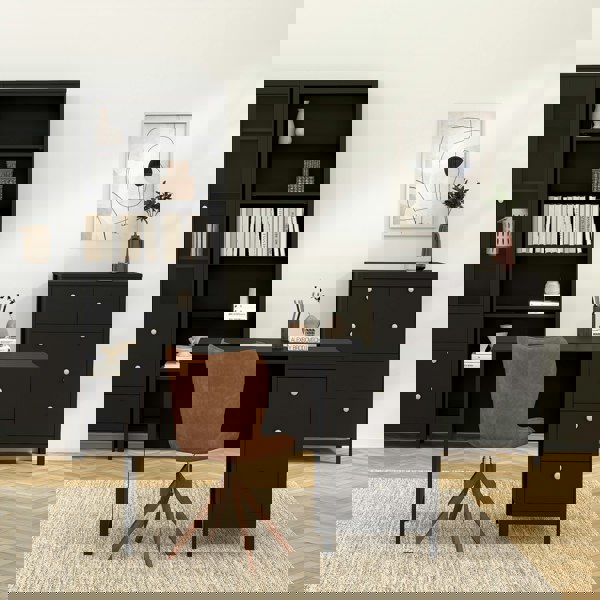 Furniture To Go Madrid Chest 3+2 drawers in Matt Black