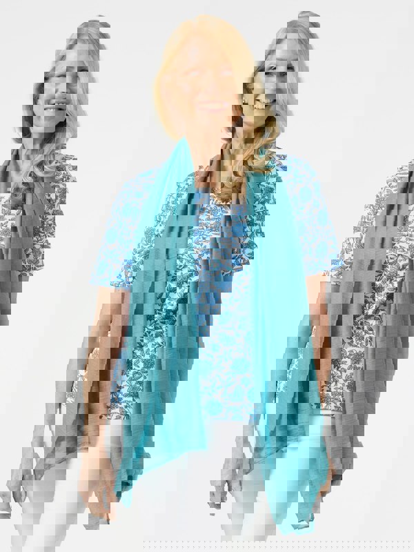 PennyPlain Textured Scarf - Sea Green