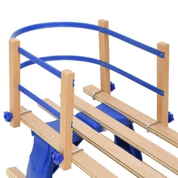 Berkfield Backrest for Sledge Blue Plywood