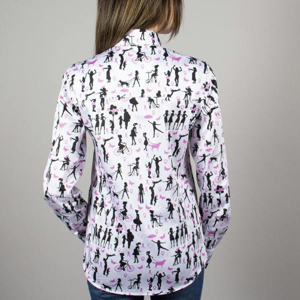 NHS SUPPORT HUMANITY WOMENS PRINT SHIRT - Premium Men's Patterned Shirt by Claudio Lugli | Bold Design, Tailored Fit, Best Printed Shirts