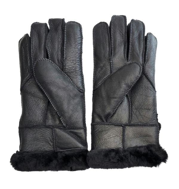 Infinity Leather Mens Luxury Sheepskin Leather Gloves With Buckle