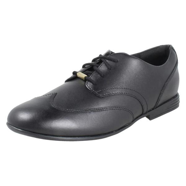Clarks Girls Clarks Wingtip Lace Up School Shoes Finja Wing