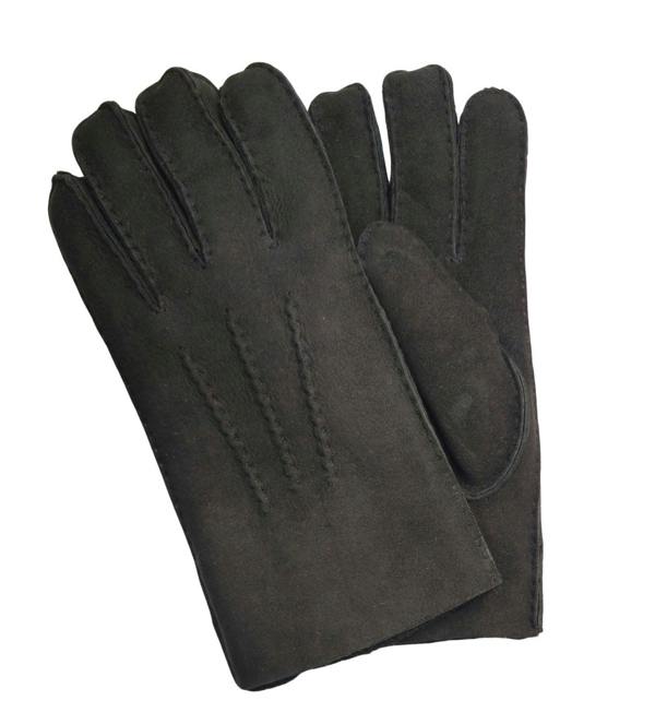 Infinity Leather Mens Luxury Sheepskin Suede Leather Gloves