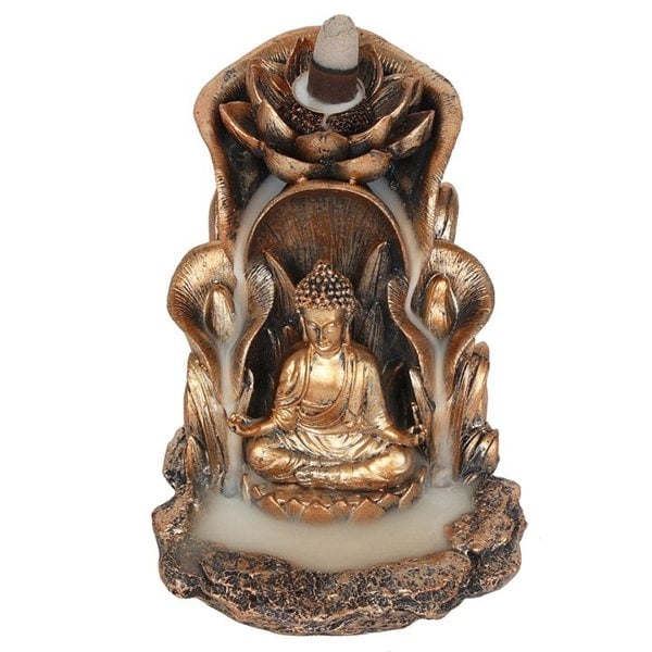 Serano Bronze Buddha Backflow Incense Burner