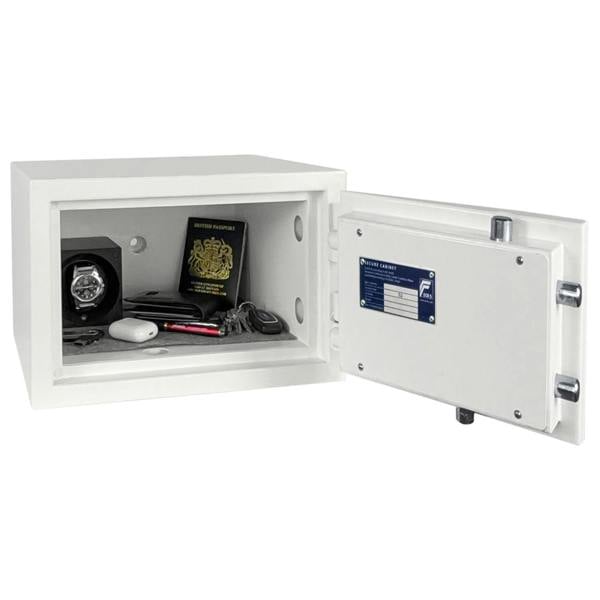 Phoenix Safe Phoenix Fortress SS1451E Security Safe in Scratch-resistant White Paint with VdS Certified Electronic Lock