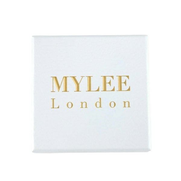 King Charles Spaniel Silhouette Silver Chain Bracelet - Personalised - MYLEE London
