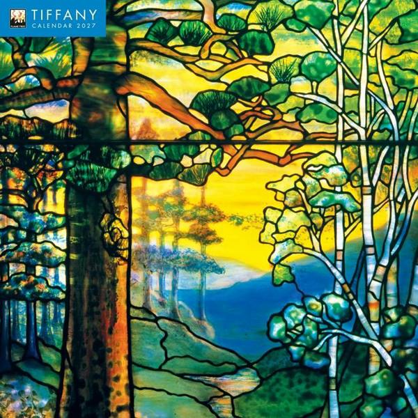 Tiffany Calendar 2027, Wall Calendars, Month To View, Art, Gift