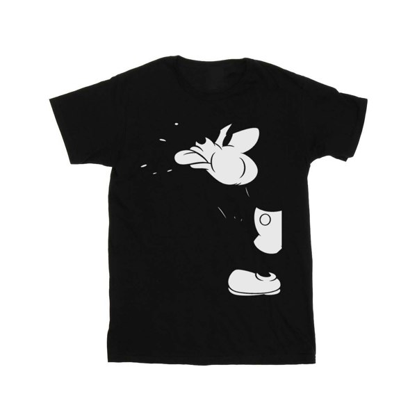 Disney Mens Mickey Mouse Cut T-Shirt - Black