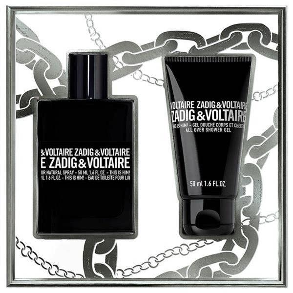 Zadig & Voltaire This Is Him! Gift Set: Eau de Toilette 50ml + Shower Gel 50ml