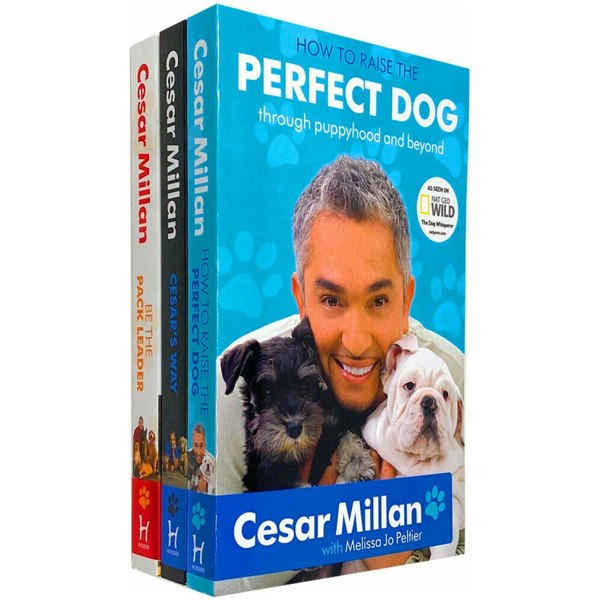 Cesar Millan 3 Book Set How to Raise the Perfect Dog, Cesars Way, Be the Pack Leader