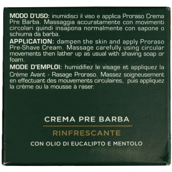 Proraso Refreshing Pre-Shave Cream 100ml