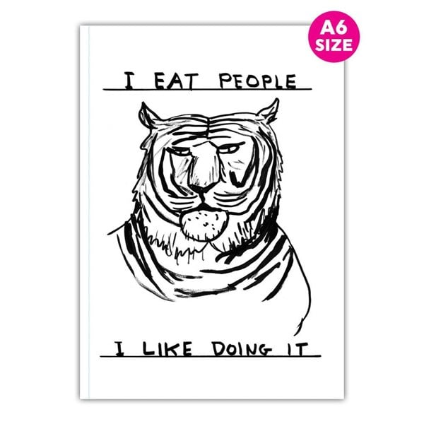 I Eat People A6 Notebook