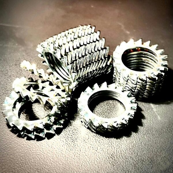 Fixaball Metric External Shakeproof Washers Serrated BZP