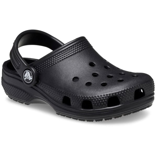 Crocs Kids' Classic Thermoplastic Black Loafers
