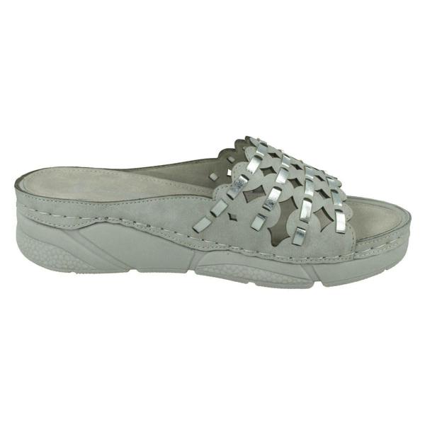 Spot On Ladies Spot On Mid Wedge Mules F10945