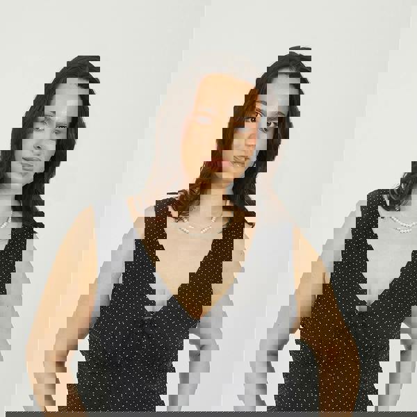 Brave Soul Black Plus Sleeveless Satin Maxi Dress - Black Image 4