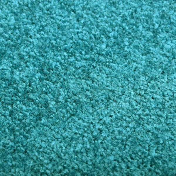 Berkfield Doormat Washable Cyan 40x60 cm