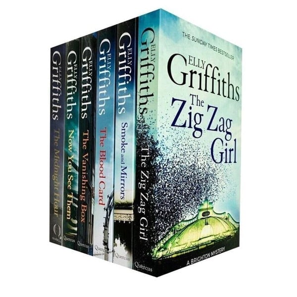 Quercus Brighton Mysteries Series Books 1-6 Collection Set by Elly Griffiths