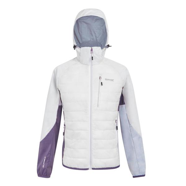 Regatta Womens/Ladies Andreson Pro Hybrid Jacket - White/Sunset Purple