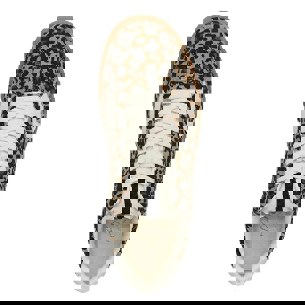 Blowfish Malibu Tastic - Women's Leopard Brown Lace-Up Sneakers