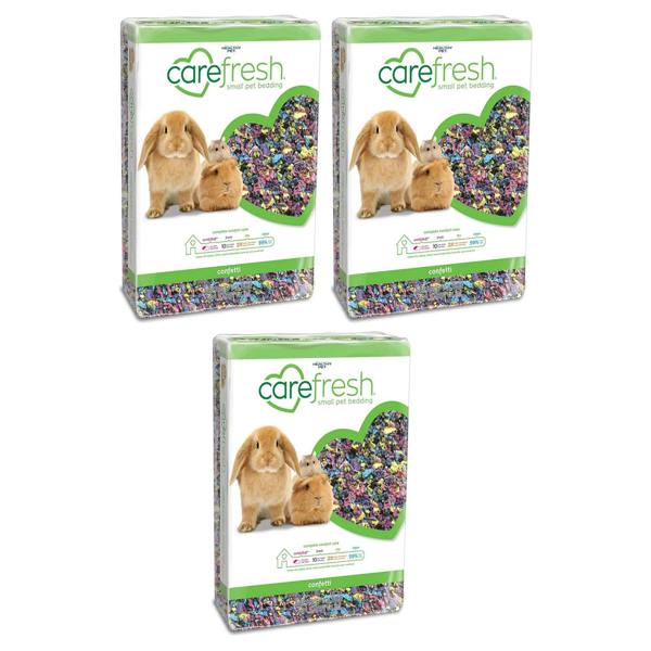  3 Bags 10L Each (30 Litres In Total) Small Dust-Free Confetti Natural Paper Pet Bedding With Odour Control